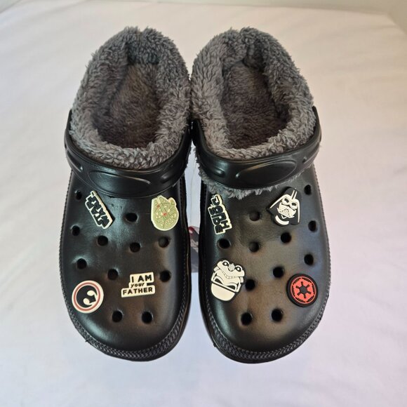 DISNEY Star Wars Clogs - Removable Fleece Lining & Charms with Strap Sz: 8.5/9.5 main image 10